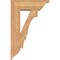 Ekena Millwork Balboa Traditional Smooth Bracket w/ Offset Brace, Western Red Cedar, 7 1/2"W x 22"D x 34"H BKT0806X22X34BOA01SWR - alternate 2